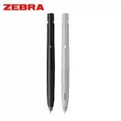 (2支1包)ZEBRA BLEN 防震原子筆 0.5 黑+灰