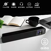aibo LA108 USB單件式 多媒體環繞喇叭黑色