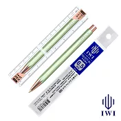 【IWI】toolHex 鋁合金六角中性筆(1黑筆+1藍芯) -薄荷綠