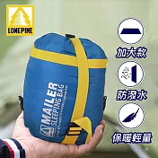 【澳洲LONEPINE】加大型四季輕量超迷你睡袋 三色任選藍色