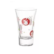 【TOYO SASAKI】日本緣起開運祈福直式玻璃清酒杯100ml ‧ 白兔櫻花