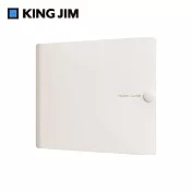 【KING JIM】抗菌口罩收納夾 醫療口罩專用 大 (MC1001-WH) 白色