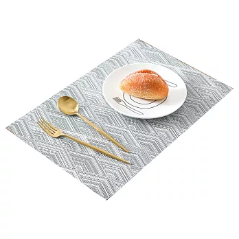 【EZlife】歐式防水耐磨隔熱餐桌墊(45*30 cm)2入組-C3