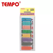(3個1包)TEMPO 柔色索引標貼8色 箭頭