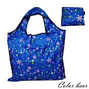 【卡樂熊】環保防水輕量折疊大容量購物袋(7款)-花朵