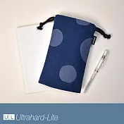 Ultrahard-Lite 萬用束口袋 -水玉點(藍)