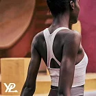 澳洲 YPL 3D線雕運動背心 360度全方位美胸美背玫瑰灰