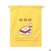【HIGHTIDE】日本復古學生束口袋 大 ‧給食