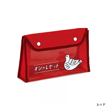 【HIGHTIDE】日本復古隨行收納袋 ‧ 紅色