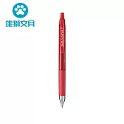 (盒裝12入)雄獅 GL-533 速乾中性筆 紅