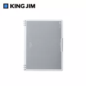 【KING JIM】TEFRENU Flap雙扣環式筆記本 A5  (9804TE-GR) 灰色