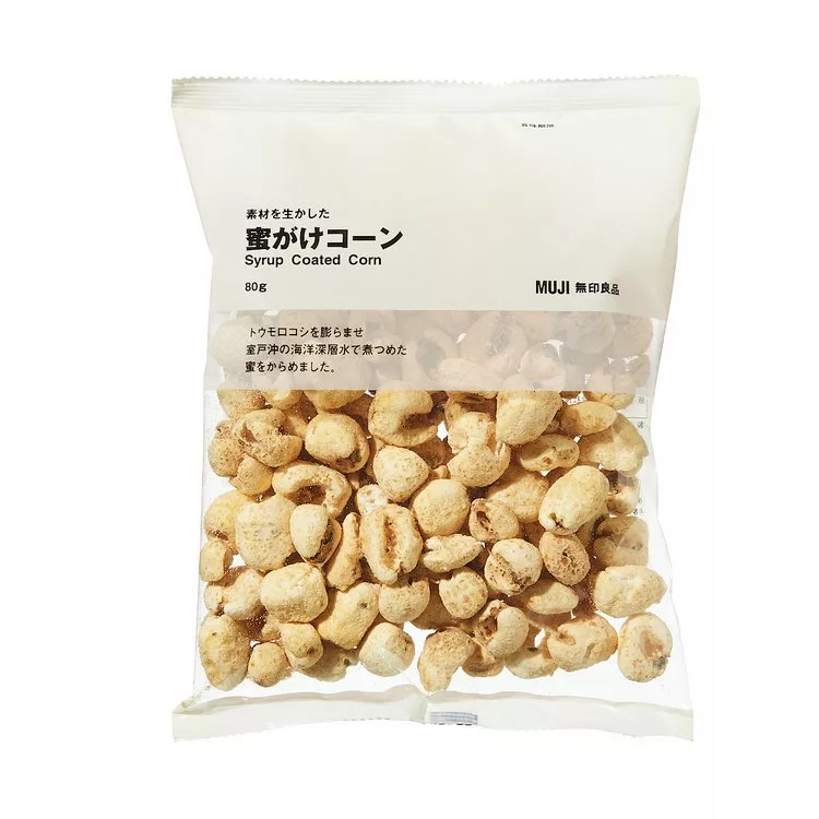 博客來 Muji無印良品 糖蜜爆米花 80g 博客來 Muji無印良品 糖蜜爆米花 80g