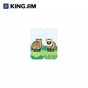【KING JIM】可站立便利貼 動物款M 狸貓 (3560-004)