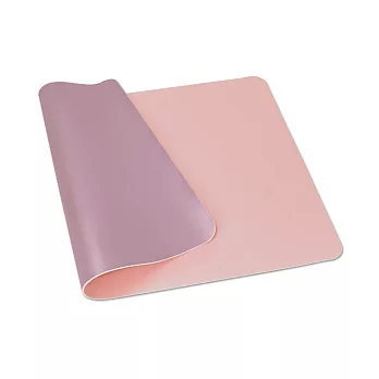 【ABEL】雙色PU皮質桌墊- 櫻粉+槿紫