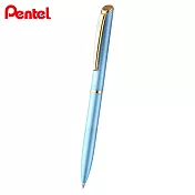 PENTEL ENERGEL ES 極速高級鋼珠筆 粉彩色系筆盒裝 粉藍