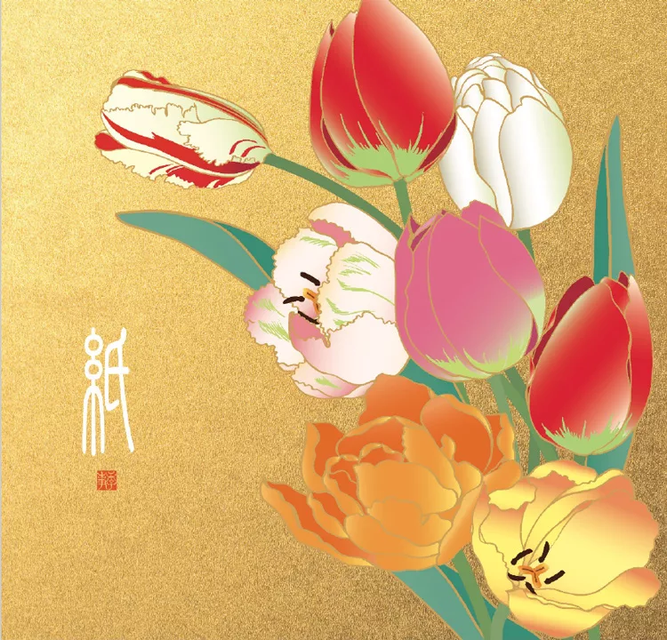 博客來 Midori Japanworks日本名藝系列 春季 信封 金箔櫻草花 博客來 Midori Japanworks日本名藝系列 春季 信封 金箔櫻草花