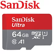 代理商公司貨 SanDisk 64GB 120MB/s Ultra microSDXC U1 A1 記憶卡