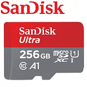 代理商公司貨 SanDisk 256GB 120MB/s Ultra microSDXC U1 A1 記憶卡