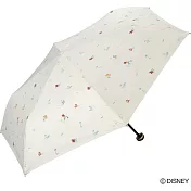 【Wpc.】迪士尼小美人魚抗UV遮光迷你折傘(附傘套) ‧ 白