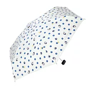 【Wpc.】哆啦A夢可愛點點抗UV遮光迷你折傘(附傘套) ‧ 白