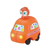 【日本正版授權】麵包超人 按壓衝刺小車 玩具車 479178 - 橘色款