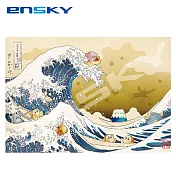 【日本正版授權】星之卡比 神奈川沖浪裏 拼圖 1000片 日本製 益智玩具 卡比之星 Kirby