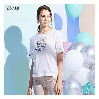 【ST.MALO】當代台灣原創銀纖維機能女上衣-1930WT- 2XL 珍珠白
