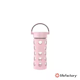 【Lifefactory】平口玻璃水瓶350ml(CLAN-350R-LPK) 淡粉色