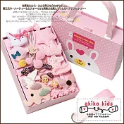 【akiko kids】日系公主風格甜心女孩造型24件髮飾禮盒套組  -H款粉色大象