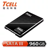 TCELL 冠元- TT550 960GB 2.5吋 SATAIII SSD固態硬碟(英倫紳士風)