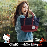 Hello Kitty x Kiiwi O! 聯名款．輕便隨行系列帆布托特包 ANNE  紅x藍