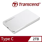 創見 StoreJet 25C3S 2TB 2.5吋極致輕薄行動硬碟(Type C/Type A 雙傳輸線)