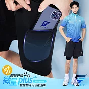 GIAT台灣製雙層防護排汗短褲(男款) M 黑色