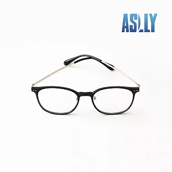【ASLLY】TR90霧黑色中性款濾藍光眼鏡
