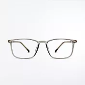 【ASLLY】TR90透明灰色方框濾藍光眼鏡