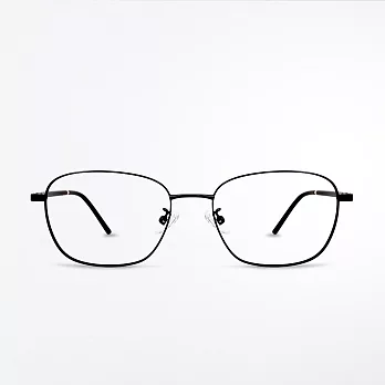 【ASLLY】百搭中性黑色細方框濾藍光眼鏡