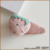 『坂井.亞希子』日系童趣可愛卡通造型大號洗臉髮夾  -草莓
