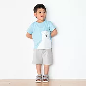 [MUJI無印良品]幼兒有機棉天竺印花T恤 80 北極熊