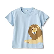 [MUJI無印良品]幼兒有機棉天竺印花T恤 80 獅子