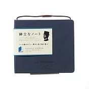 【APICA】Premium C.D Notebook 硬殼紳士筆記本CD尺寸 · 橫線/藍