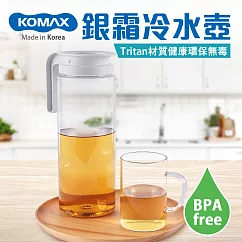 【KOMAX】銀霜Tritan耐熱冷水壺2.0L(韓國製)
