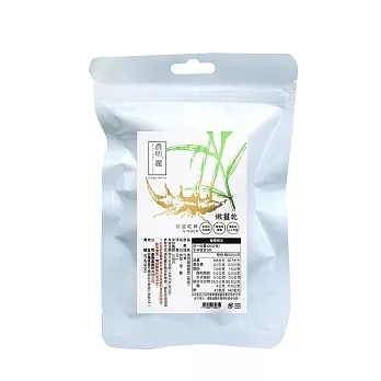 【農明麗】嫩薑安心果乾60G (低溫烘烤/全素)
