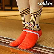【sokker®】自慢拉麵4分之3襪