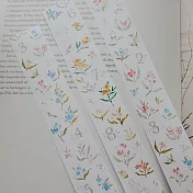 【Meow Illustration】魔法小花 和紙膠帶 - 特油含離型紙