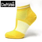 蒂巴蕾 赤足輕量 壓縮運動襪 Compression足弓緩衝(女) 檸檬黃