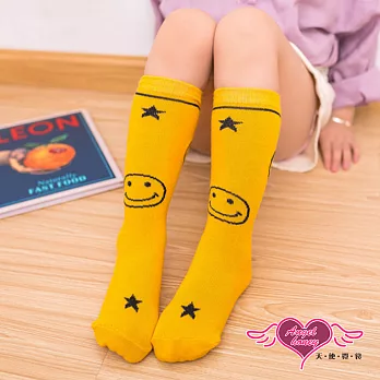 天使霓裳 笑臉星星 兒童長襪 2雙入(共兩色) 黃