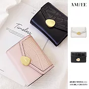 【AMIEE】壓紋RFID防盜刷真皮風琴卡包(KDB-2203) FREE 粉色