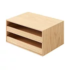 [MUJI無印良品]木製托盤式抽屜收納盒2層