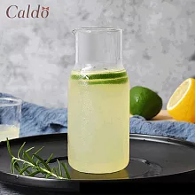 【Caldo卡朵生活】個人獨享高硼矽耐冷熱玻璃水瓶組(壺+杯)