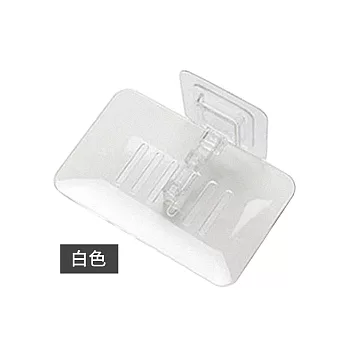 JIAGO 水晶鏤空瀝水肥皂架 白色